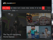 Tablet Screenshot of gamerbolt.com